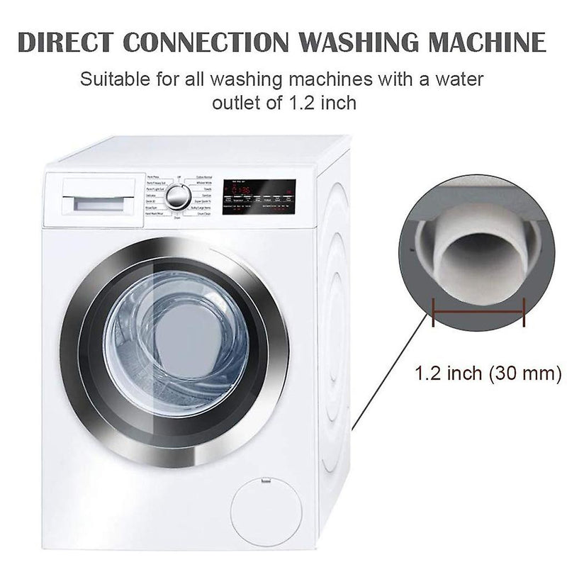 Load image into Gallery viewer, 1m Washing Machine Dishwasher Drain Waste Hose Waste Water Outlet Expel Soft Tube Stretchable
