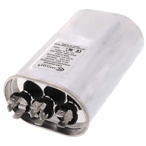 Load image into Gallery viewer, 40+5 MFD Oval Capacitor 370:440 Volt Dual Run
