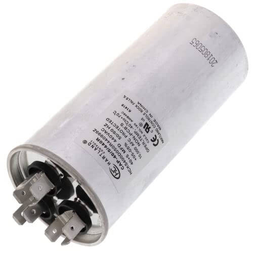 Load image into Gallery viewer, 40+5 MFD uf 370 or 440 Volt VAC Round Motor Dual Run Capacitor
