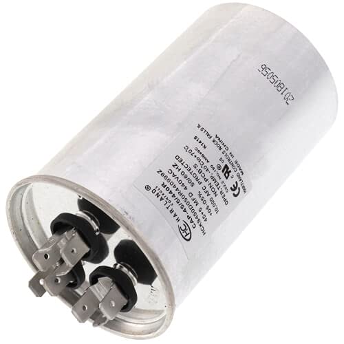 Load image into Gallery viewer, 45+5 uf MFD 370:440 Volt Dual Run Round Capacitor
