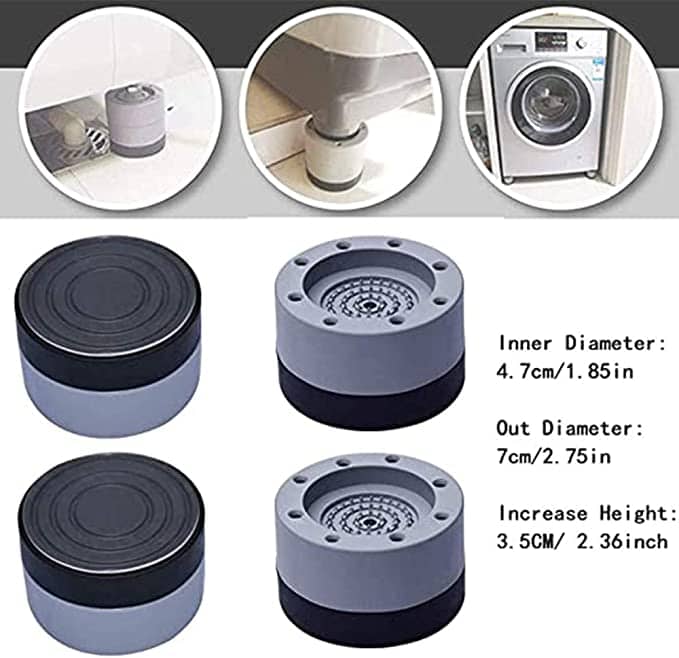 Load image into Gallery viewer, Anti-Walk Dryer Washer Pads Stackable Shock
