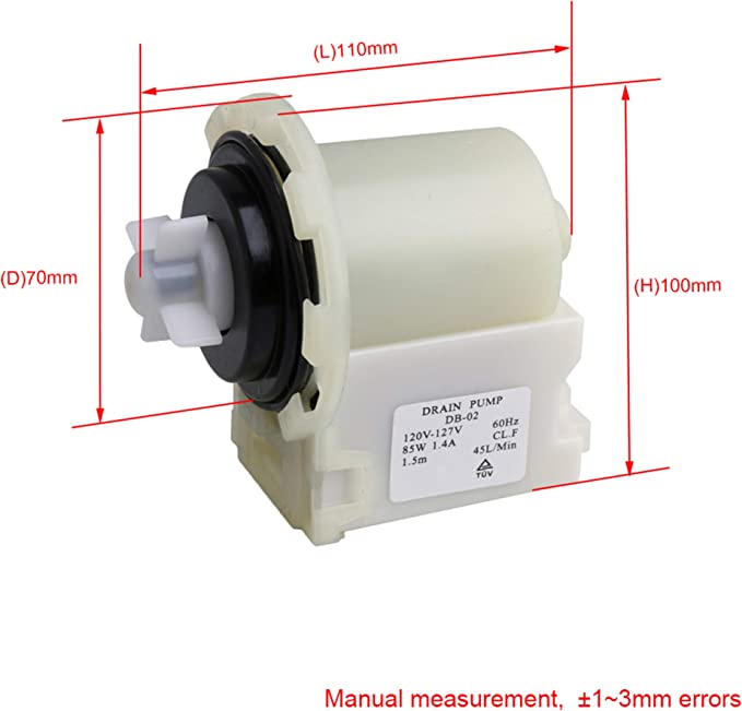 Load image into Gallery viewer, Drain Pump Washing Machines for 8540024 W10117829 WPW10730972 W10190647 W10201457
