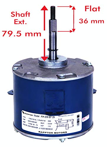 Air Conditioner Motor 76 watt 900 RPM