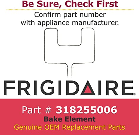 Electrolux Frigidaire Element Replacement, Black 318255006