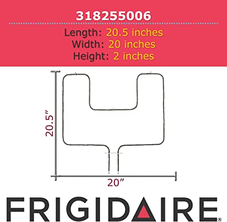 Electrolux Frigidaire Element Replacement, Black 318255006