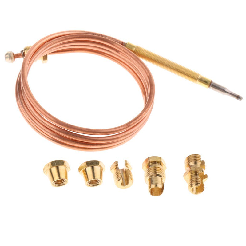 Load image into Gallery viewer, FLAMEER 2PCS 90cm Thermocouple Replacement Set For Gas Furnaces Boilers Water Heaters;
