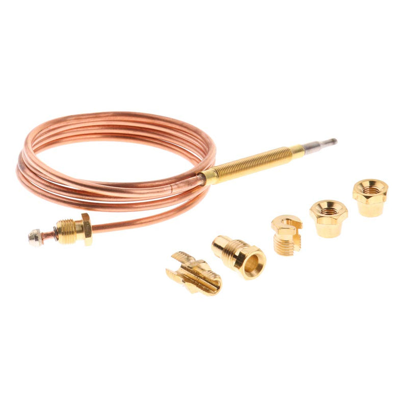 Load image into Gallery viewer, FLAMEER 2PCS 90cm Thermocouple Replacement Set For Gas Furnaces Boilers Water Heaters;
