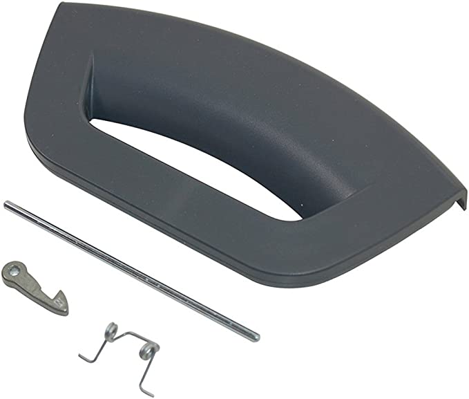 Load image into Gallery viewer, Graphite Door Handle Kit for Hotpoint Washing Machine SPARES2GO
