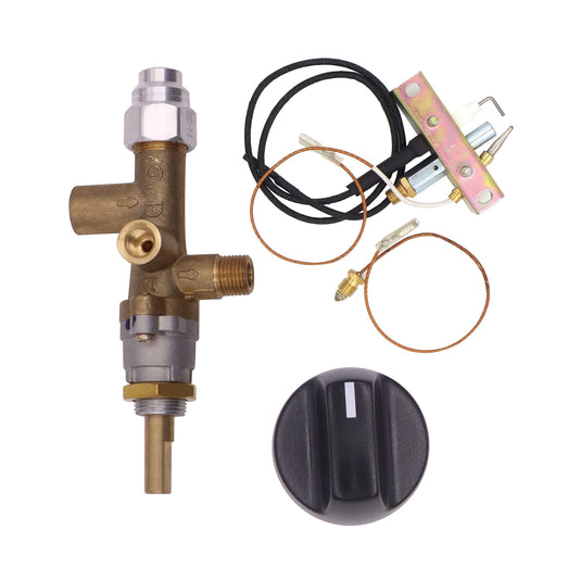 Meter Star Propane Fire Pit Main Control Brass Safety Valve,Gas Room Heater Pilot Burner Assembly Parts Thermocouple Safety Device Ignition Component Pilot Assembly Kit Prcie Shop in Dubai UAE. faj.ae