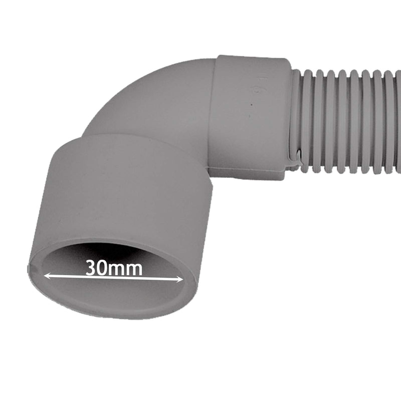 Load image into Gallery viewer, SPARES2GO Drain Hose Pipe for Hotpoint Dishwasher (20mm : 30mm : 2 Metres)
