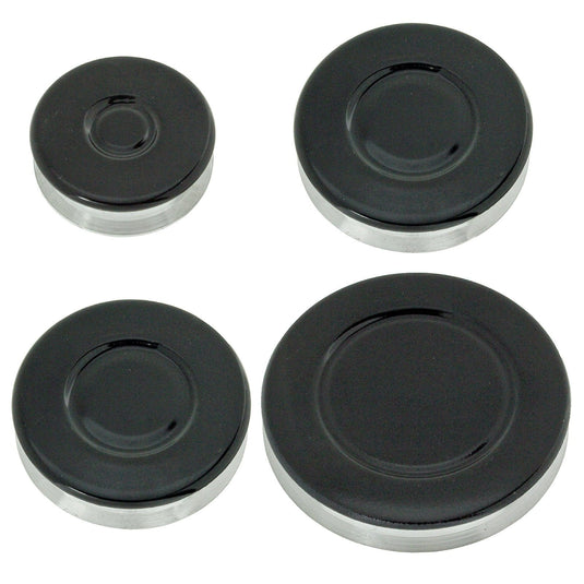 SPARES2GO (Non Universal) Gas Cooker Burner Crown and Flame Cap Kit for Ariston Hob Oven Cookers