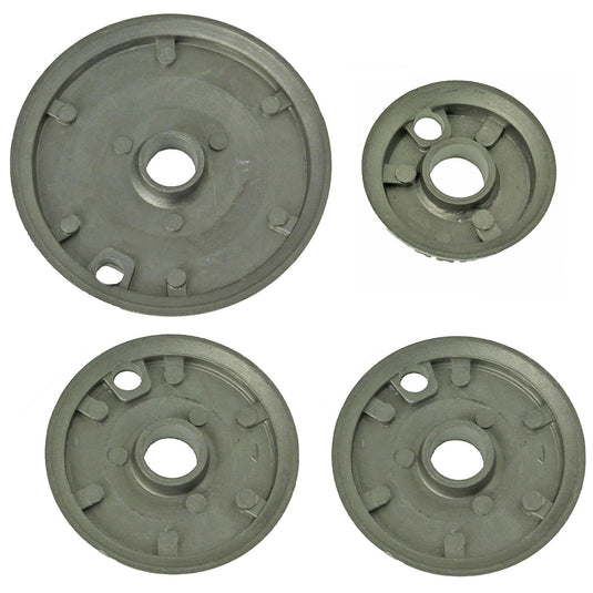 SPARES2GO (Non Universal) Gas Cooker Burner Crown and Flame Cap Kit for Ariston Hob Oven Cookers