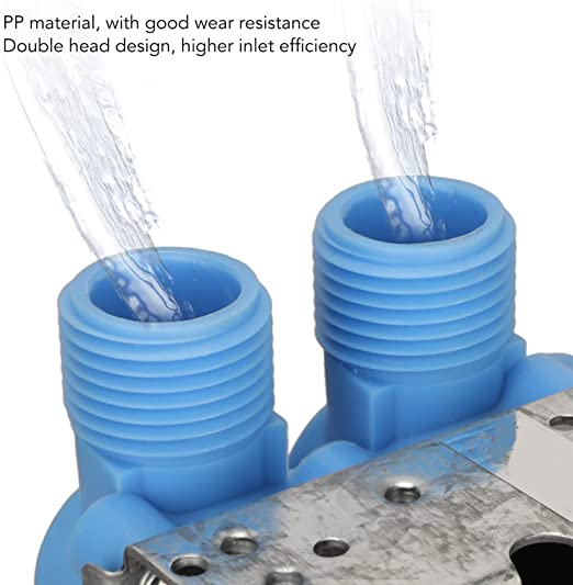 Water Inlet Valve PP Double Head Water Valve Washer