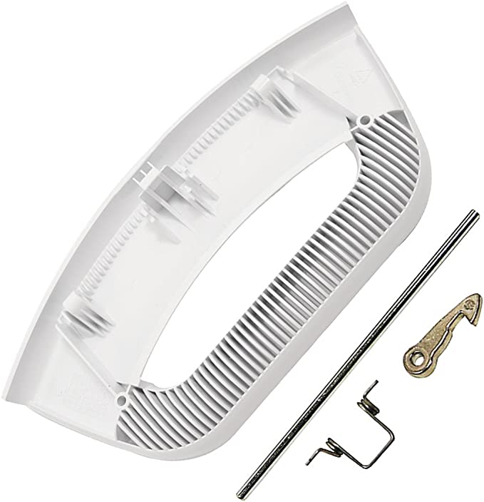 Load image into Gallery viewer, White Door Handle Kit for Hotpoint Washing Machine SPARES2GO
