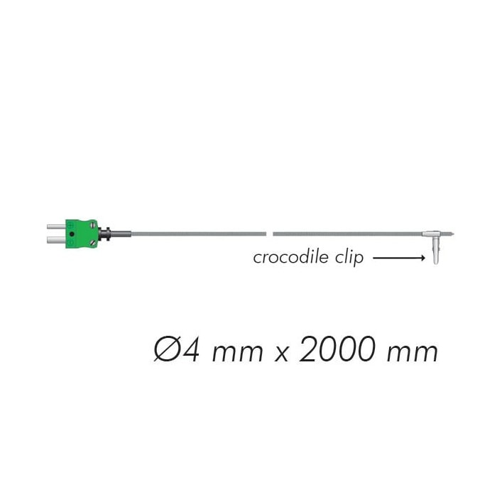 Load image into Gallery viewer, Oven Probe &amp; Crocodile Clip for ThermaQ, ThermaQ Blue, BlueTherm One
