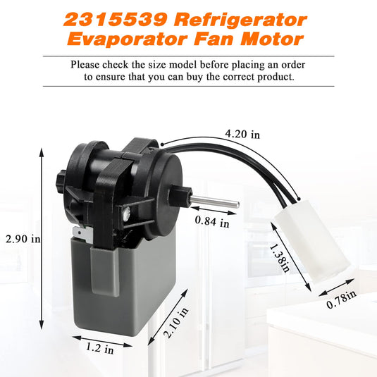 Refrigerator Evaporator Fan Motor